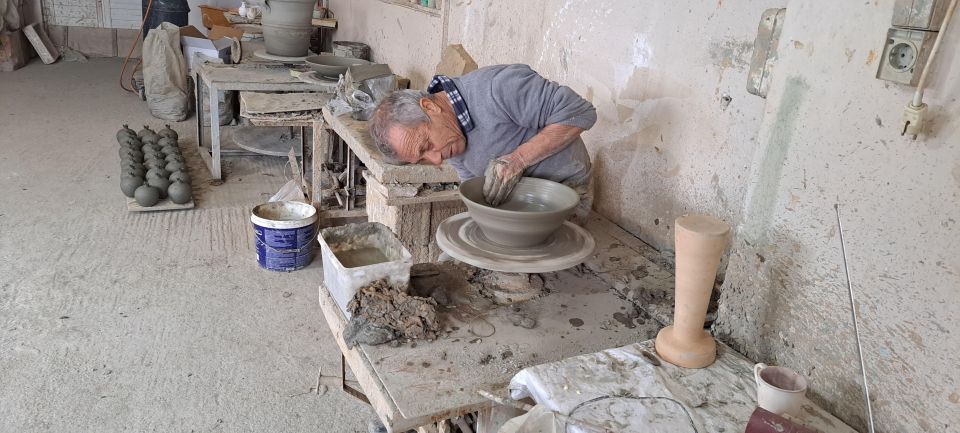 Private Tour - Wine/Olive Oil Tasting and Pottery Work Shop - Pottery Workshop Experience