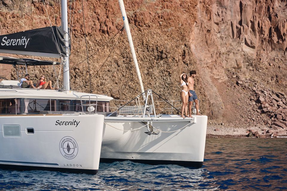 Santorini Oia: Caldera Catamaran Cruise With Meal & Drinks - Customer Reviews and Testimonials