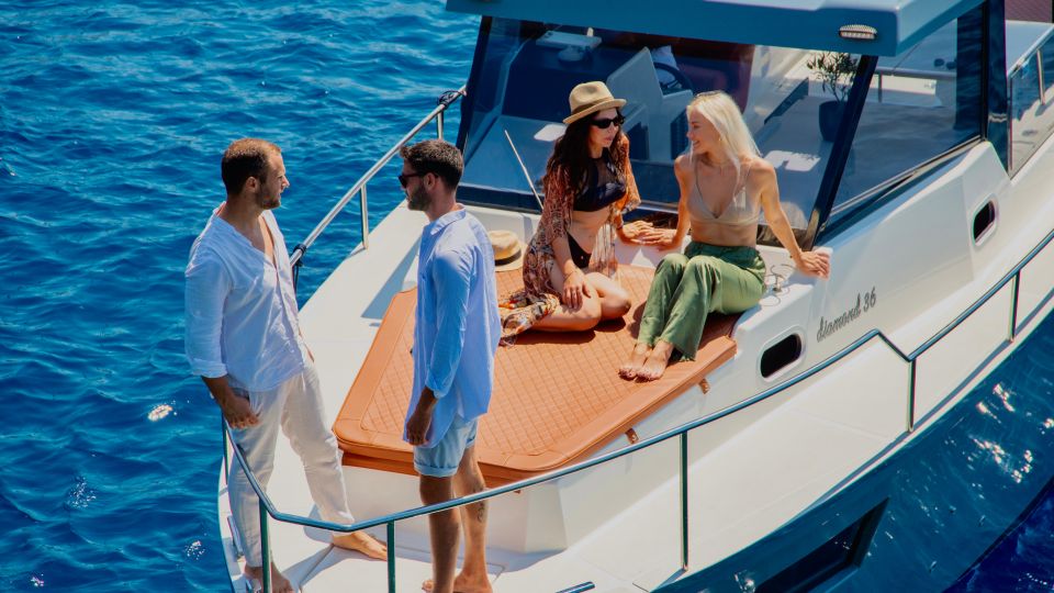 Santorini: Private Diamond 36 Motor Yacht Caldera Cruise - Last Words