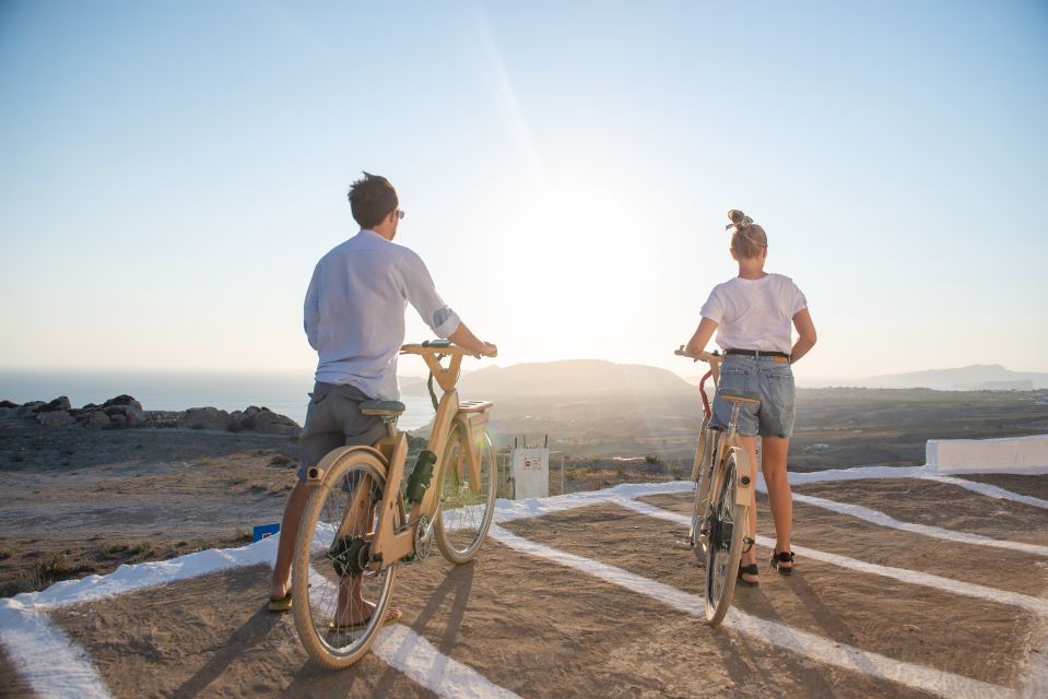 Santorini: Private E-Bike Village Tour With Lunch or Dinner - Restrictions to Note