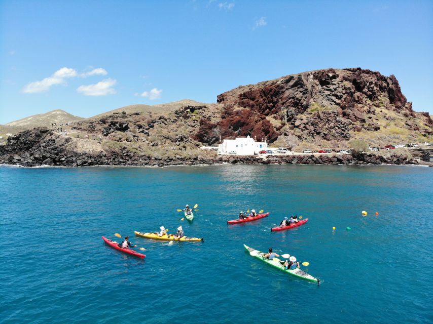 Santorini: South Sea Kayaking Tour With Sea Caves and Picnic - Important Information and What to Bring