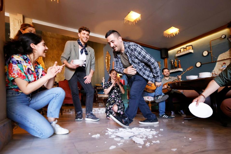 Thisio: Opa! Live Music and Plate Smashing in a Greek Fiesta - Booking Directions