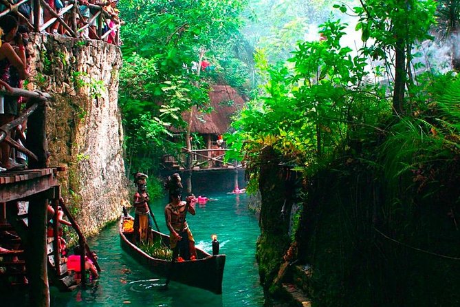 Xcaret Plus & Swim in the Underground River & Buffete Only From Cancun - Experience the Underground Rivers