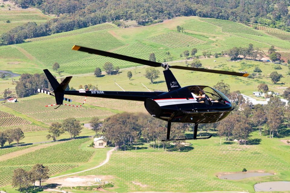 15 Minute Helicopter Scenic Flight Hunter Valley - Commentary by Pilot