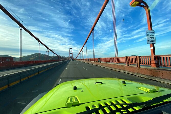 3-Hour Private Group San Francisco Open Top Jeep Tour - Cancellation Policy Details