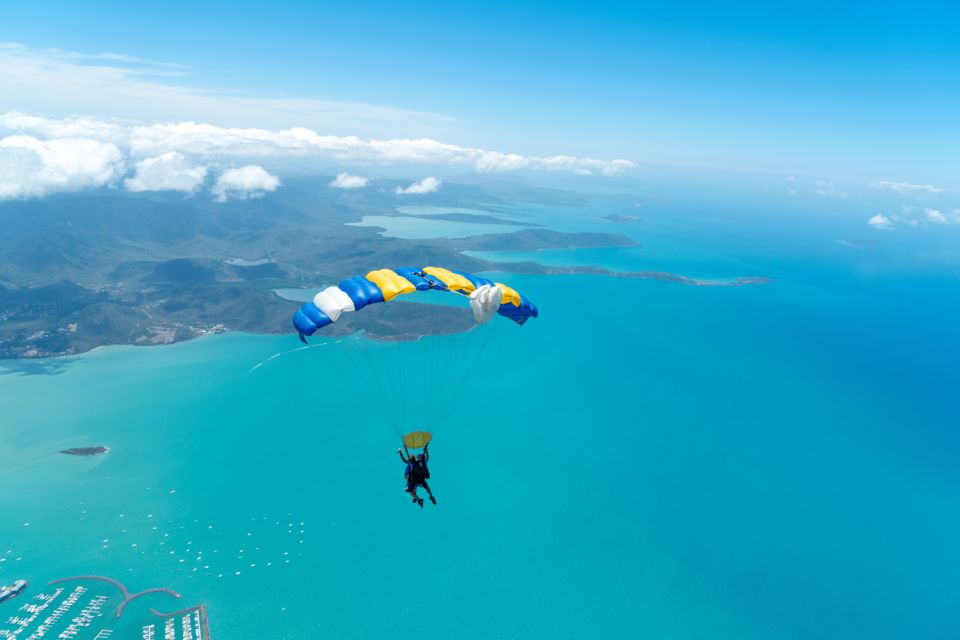 Airlie Beach: Whitsunday Islands Tandem Skydive - Common questions