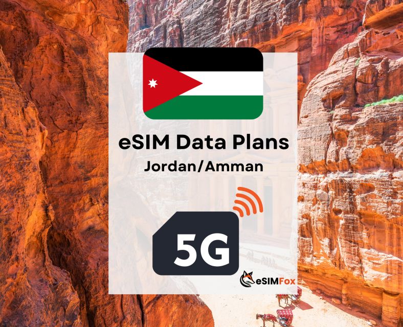 Amman: Esim Internet Data Plan for Jordan 4g/5g - Important Guidelines for Users