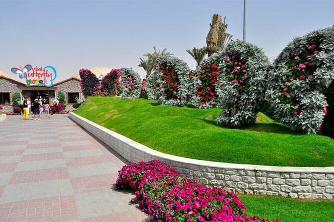 Combo: Dubai Miracle Garden Butterfly Garden Ticket - Pickup and Mobile Ticket