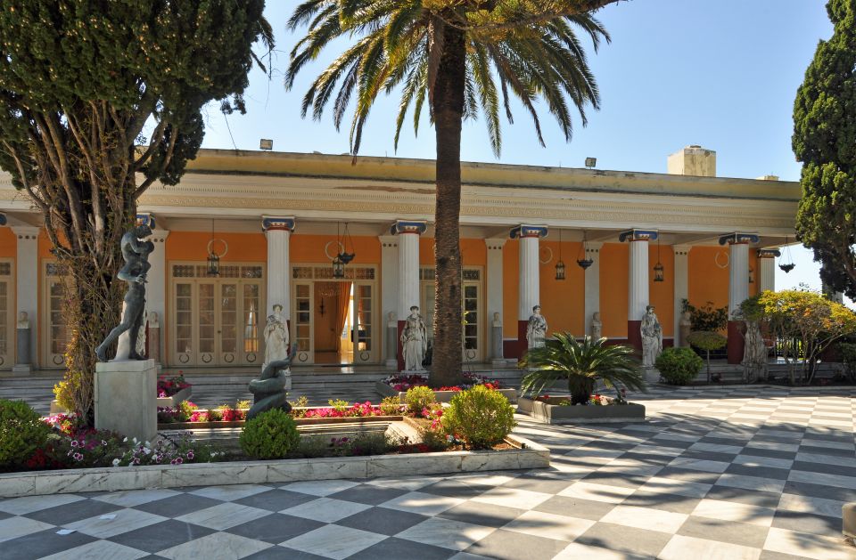 Corfu: Achilleon Palace and Kanoni Private Tour - Pickup and Achilleon Palace Visit