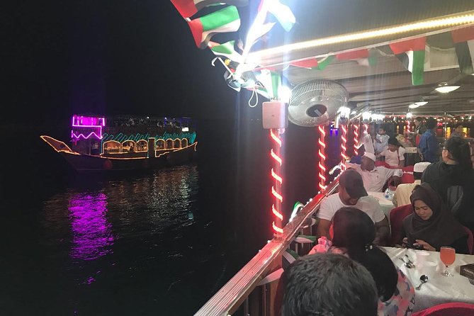 Dubai Dhow Cruise - Cruise Dinner & Transfer in Dubai Creek - Lowest Price Guarantee