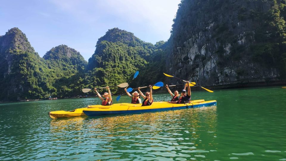 From Ninh Binh Lan Ha Bay 8 Hours Cruise: Kayaking,Snorkling - Mountainous Views on the Way to Beo Pier