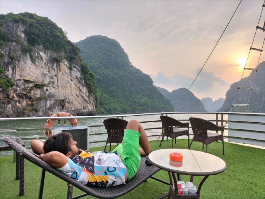 Full Day Halong Bay, Bus, Guide, Meal, Kayaking, Cave, Swim - Review Summary