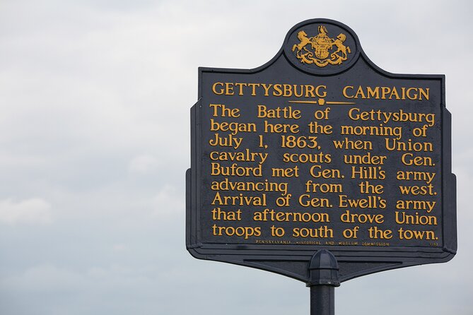 Gettysburg Battlefield Self-Guided Driving Tour - Additional Information