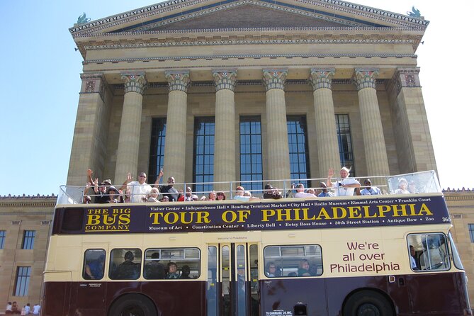 Hop On Hop Off Double Decker Bus Tour of Philadelphia - Common questions