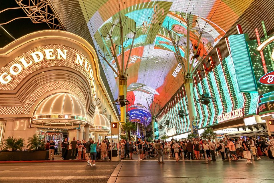 Las Vegas: Fremont Street Walking Tour by Night - Common questions