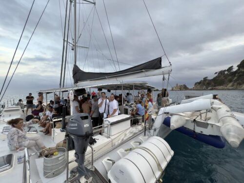 Lloret De Mar: Sunset Catamaran Cruise With DJ and Drinks - Price