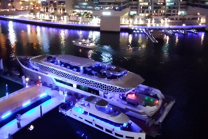 Lotus Mega Yacht Breathtaking Dinner 3-Hour Cruise With Pickup & Drop off - Common questions