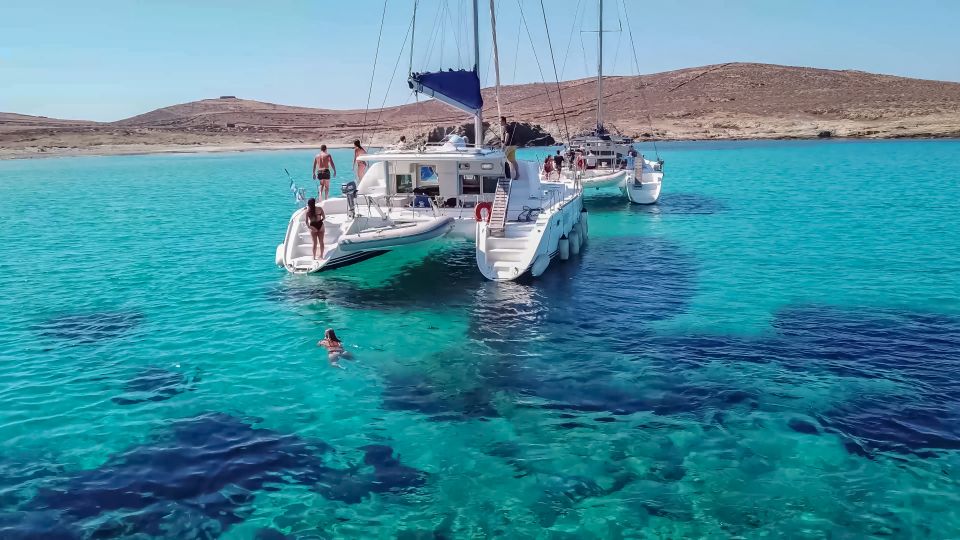 Mykonos: Catamaran Cruise With Lunch, Drinks and Transfer - Pricing and Reservations