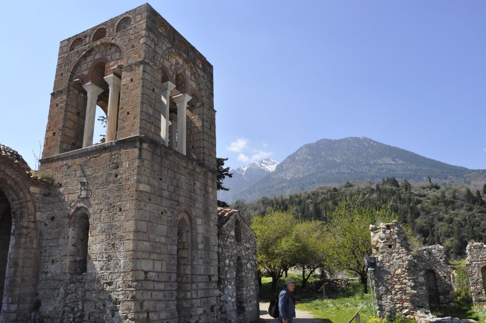 Mystras Castle Town, Sparta, Olive Museum Private Day Tour - Gift Option and Product ID