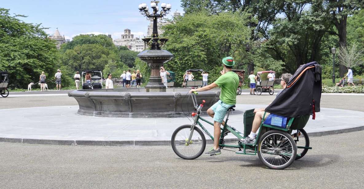 New York City: Central Park Private Pedicab Tour - Meeting Point and Itinerary Details