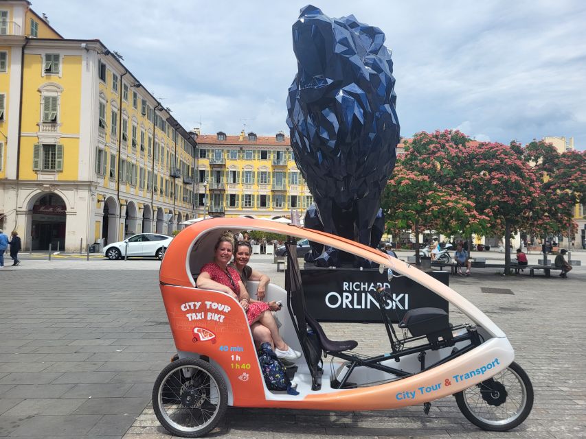 Nice: Guided Tour in Electrically Assisted Vélotaxi. - Common questions