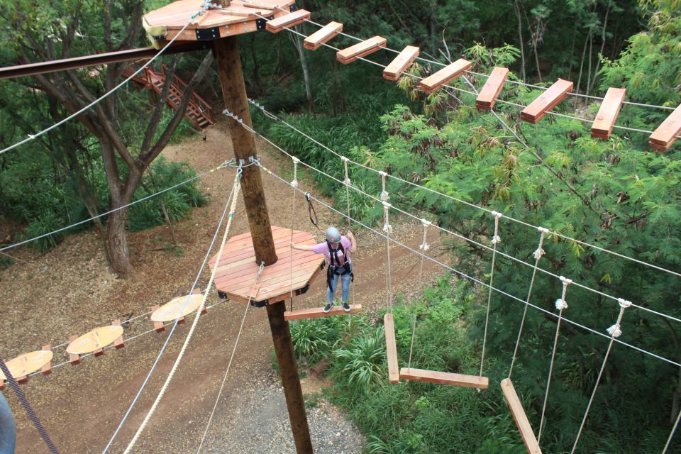 Oahu: Coral Crater Aerial Challenge Course - Common questions