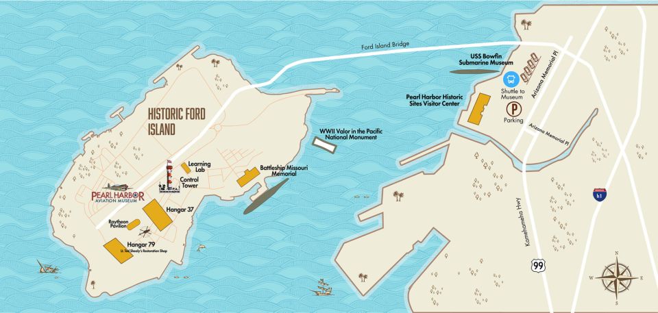 Oahu: Pearl Harbor Aviation Museum Entry Ticket - Directions for Visiting