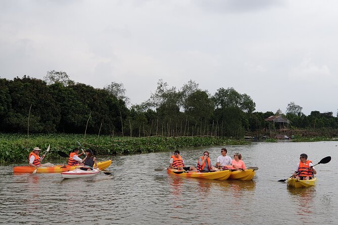 Off The Beaten Track The Mekong By Bike,boat & Kayak Day Trip - Safety and Health Tips