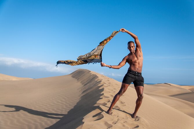 Photoshoot at Dunas Maspalomas in Desert Beach Ocean View - Photo Shoot Tips and Tricks