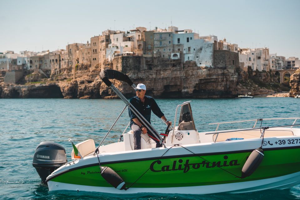 Polignano a Mare: Private Speedboat Cave Trip With Aperitif - Common questions