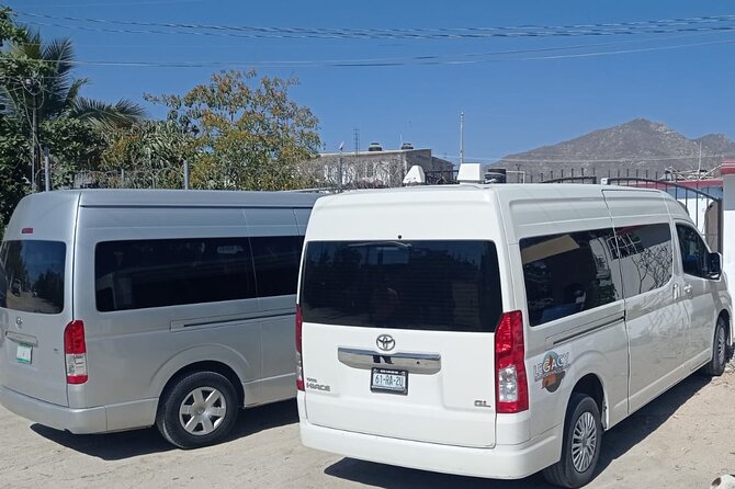 Round Trip PRIVATE TRANSFER Van Airport To Cabo Area Up 7 Pax - Common questions