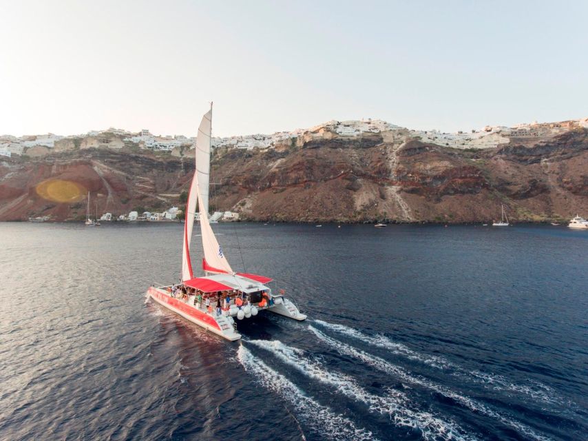 Santorini: Cruise Catamaran With BBQ & Drinks Day of Sunset - Last Words