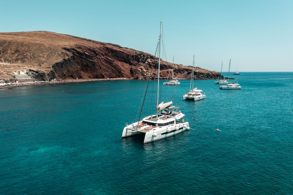 Santorini: Majestic Catamaran Cruise With Meal and Drinks - Directions