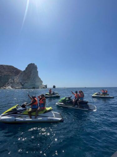 Santorini:Volcanic Beaches Cruise With Jet Ski - Restrictions and Cancellation Policy