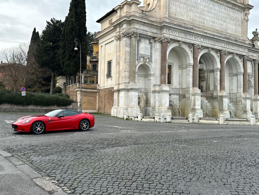 Testdrive Ferrari Guided Tour of the Tourist Areas of Rome - Common questions