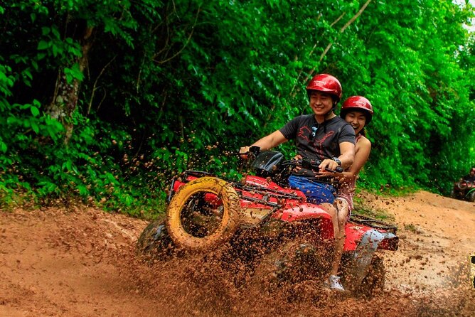 The Best Adrenaline Park! ATVs Ziplines & Cenote Swim Experience From Cancun - Lowest Price Guarantee