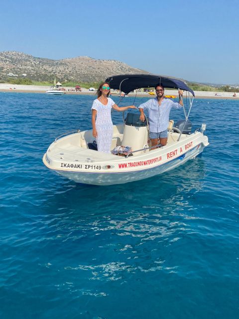 Traganou Beach: Small Boat Rental Without License - Common questions