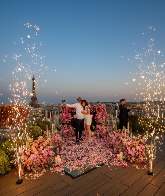 Wedding Proposal on a Parisian Rooftop With 360 View - Common questions