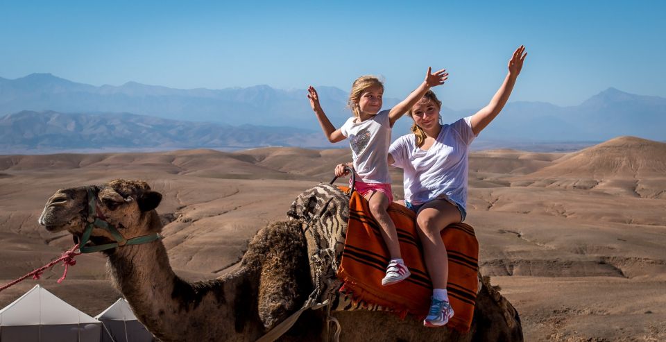 Agafay Desert Sunset Camel Ride Half Day Tour From Marrakech - Common questions