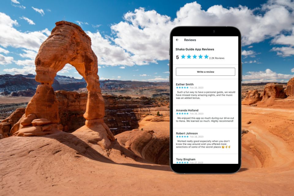 Arches National Park: Driving Tour With Audio Guide - Directions