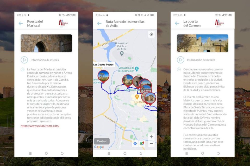 Avila Self-Guided Tour App With Multilingual Audio Guide - Common questions