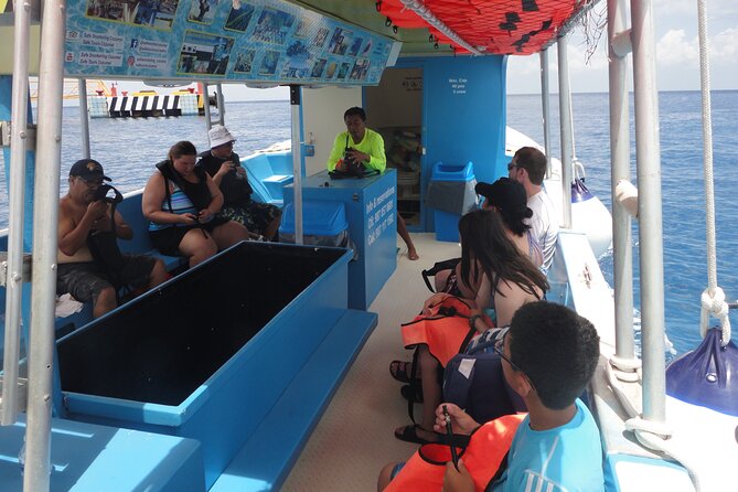 Cozumel Coral Reef Snorkeling by Glass Bottom Boat With Guide - Common questions