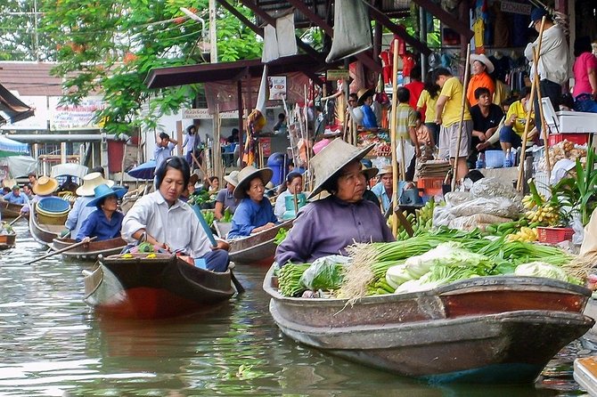 Damneon Saduak Floating Market & Erawan Waterfall From Bangkok - Directions and Tips