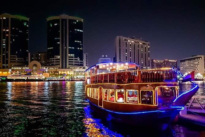 Dubai Frame With Dhow Cruise Dinner Marina Including Transfer - Common questions