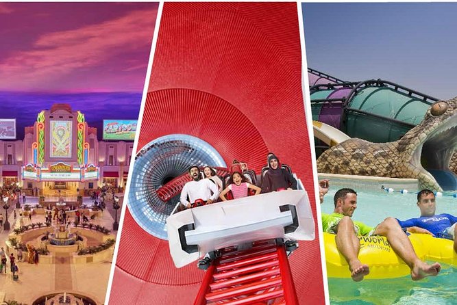 Ferrari World & Yas Water World Tour From Dubai - Theme Park Highlights