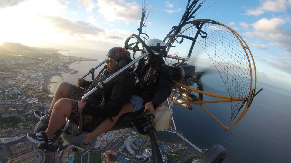 Flight in Paratrike Over the Tenerife South - Last Words