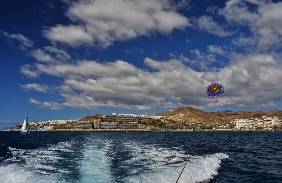 Gran Canaria: 1 to 3 Person Parasail Over Anfi Beach - Boat Transport to Parasailing Spot