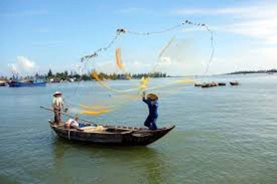 Hoi An : Cam Thanh Basket Boat Riding W Two-way Transfers - Transportation