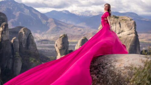 Kalabaka: Meteora Flying Dress Photoshoot - Logistics and Directions