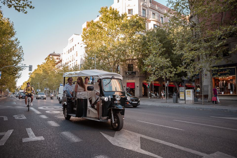 Madrid: Private City Tour by Electric Tuk Tuk - Starting Times Availability